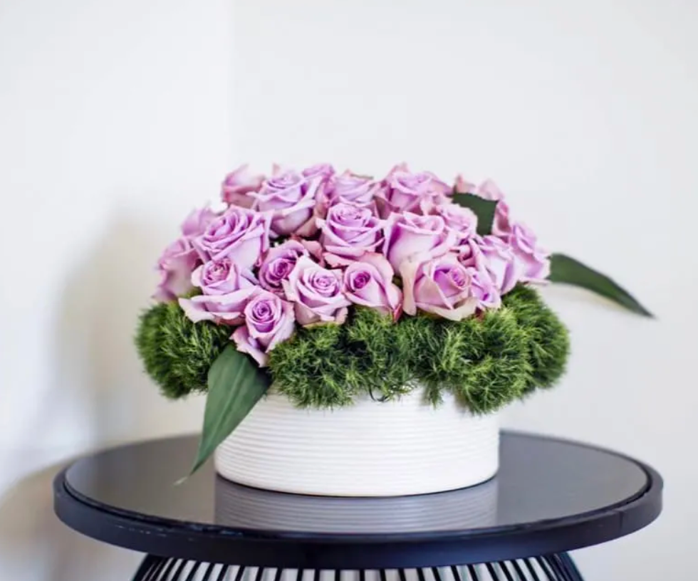Bowl of Roses & Greens