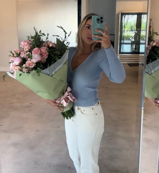 Peony + Pink Rose Bouquet