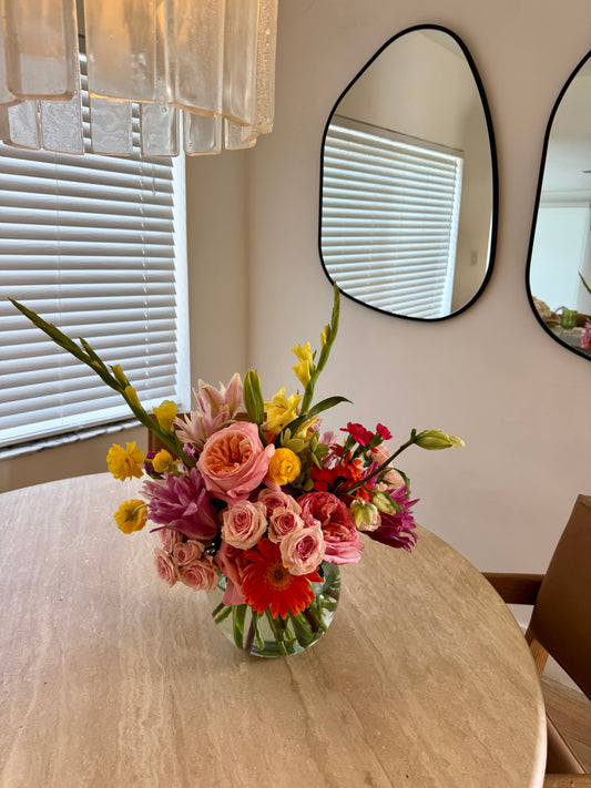 Mom's Spring Floral Basket
