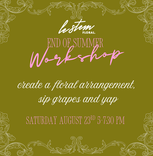 SUMMER WORKSHOP TICKET August 2025